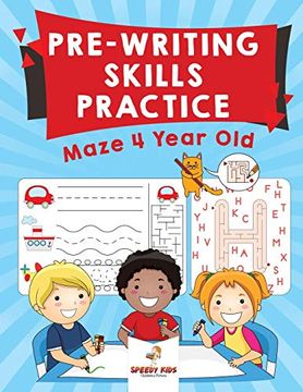 portada Pre-Writing Skills Practice: Maze 4 Year old (in English)