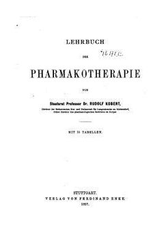 portada Lehrbuch der Pharmakotherapie (en Alemán)