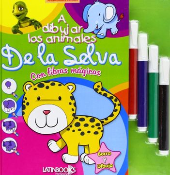 portada A Dibujar los Animales de la Selva (Aprendamos Juntos) (in Spanish)