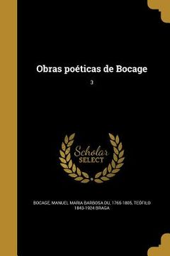portada Obras poéticas de Bocage; 3 (en Portugués)