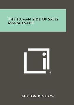 portada the human side of sales management (en Inglés)