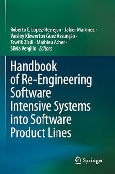 portada Handbook of Re-Engineering Software Intensive Systems Into Software Product Lines (en Inglés)