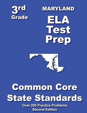 portada Maryland 3rd Grade ELA Test Prep: Common Core Learning Standards (in English)