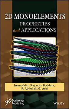 portada 2d Monoelements: Properties and Applications (en Inglés)