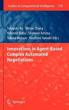portada Innovations in Agent-Based Complex Automated Negotiations (in English)