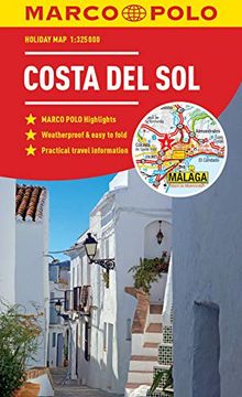 portada Costa del sol Marco Polo Holiday map 2019 - Pocket Size, Easy Fold Costa del sol map (Marco Polo Holiday Maps) (in English)