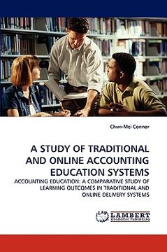 portada a study of traditional and online accounting education systems (en Inglés)
