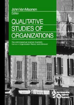 portada qualitative studies of organizations (en Inglés)