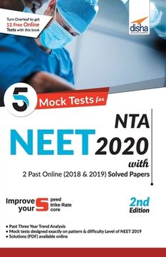 portada 5 Mock Tests for NTA NEET 2020 with 2018 & 2019 Question Papers - 2nd Edition (en Inglés)