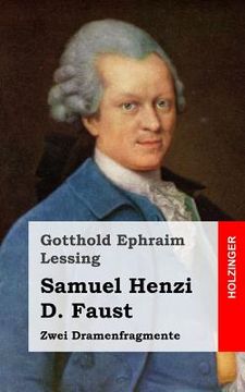 portada Samuel Henzi / D. Faust: Zwei Dramenfragmente (in German)
