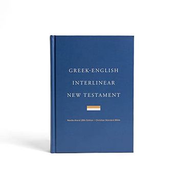 portada Greek-English Interlinear csb new Testament, Hardcover, Black Letter, Na28 Greek Text, English Gloss, Parsing Tools, Study Bookmark, Full csb Text, Translation Notes, Easy-To-Read Type 