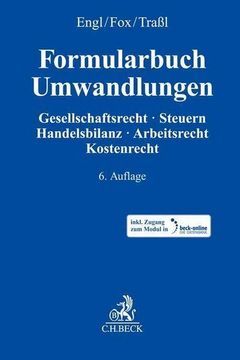 portada Formularbuch Umwandlungen (en Alemán)