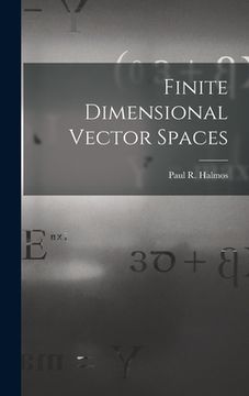 portada Finite Dimensional Vector Spaces (en Inglés)