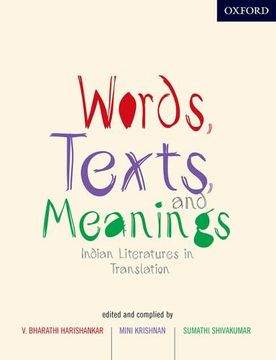 portada Words, Texts, and Meanings: Indian Literatures in English Translation 