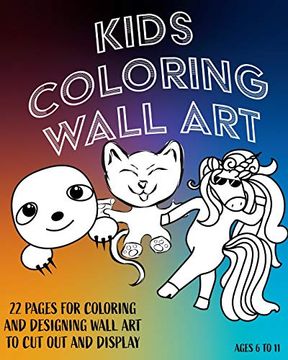 portada Animals and Inspiration - Kids Coloring Book 8X10 Kids 6 to 11 (in English)
