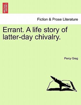 portada errant. a life story of latter-day chivalry. (in English)