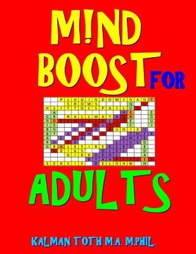 portada M!nd Boost For Adults: 132 Challenging & Entertaining Large Print Word Search Puzzles