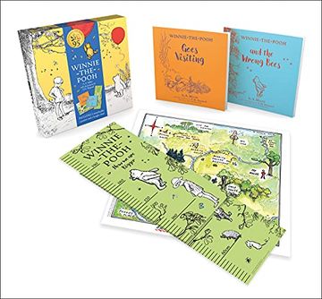 portada Winnie-The-Pooh: Gift box (With 2x Books, Height Chart & Poster): Treat Your Friends to the Winnie-The-Pooh Gift Box! (in English)