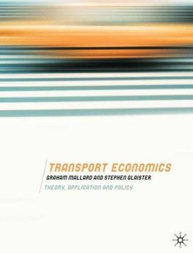 portada Transport Economics: Theory, Application and Policy (in English)