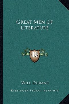 portada great men of literature (en Inglés)