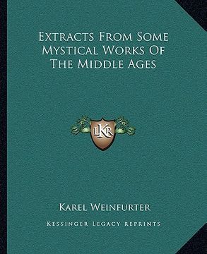 portada extracts from some mystical works of the middle ages