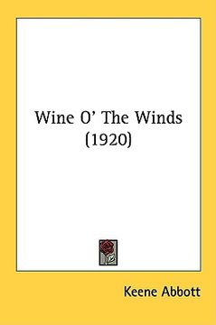 portada wine o' the winds (1920) (in English)