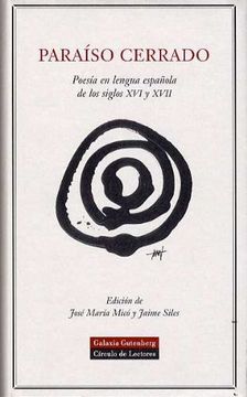 portada Paraiso Cerrado: Poesia en la Lengua Española de los Siglos xvi y Xvii (in Spanish)