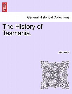 portada the history of tasmania.