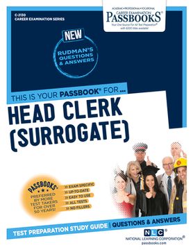 portada Head Clerk (Surrogate) (C-2130): Passbooks Study Guide Volume 2130 (en Inglés)