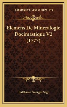 portada Elemens De Mineralogie Docimastique V2 (1777) (en Francés)