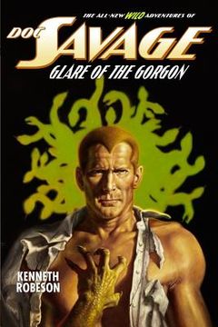 portada Doc Savage: Glare of the Gorgon (en Inglés)