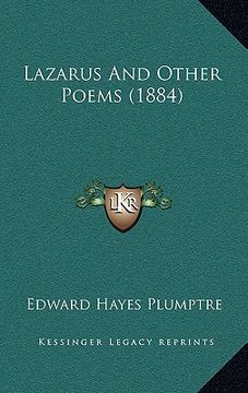 portada lazarus and other poems (1884) (en Inglés)