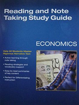 portada Economics 2016 Reading and Notetaking Study Guide Grade 12