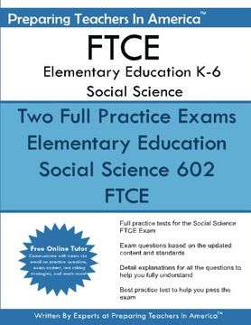 portada FTCE Elementary Education K-6 Social Science: 602 Elementary Education K–6 FTCE