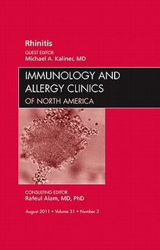 portada Rhinitis, an Issue of Immunology and Allergy Clinics: Volume 31-3 (en Inglés)