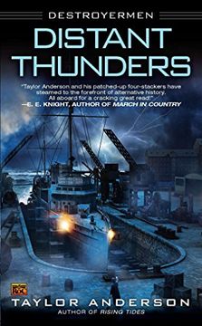 portada Distant Thunders (Destroyermen) (libro en Inglés)