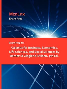 portada exam prep for calculus for business, economics, life sciences, and social sciences by barnett & ziegler & byleen, 9th ed. (en Inglés)
