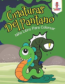 portada Criaturas del Pantano: Niño Libro Para Colorear (in Spanish)