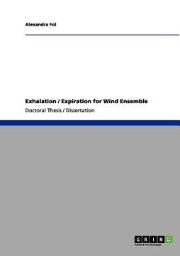 portada exhalation / expiration for wind ensemble (en Inglés)