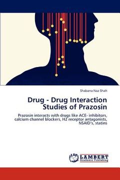 portada drug - drug interaction studies of prazosin (en Inglés)