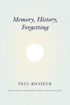 portada Memory, History, Forgetting (en Inglés)