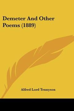 portada demeter and other poems (1889) (en Inglés)