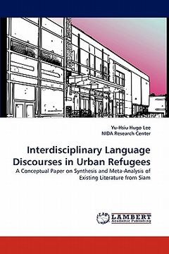 portada interdisciplinary language discourses in urban refugees (en Inglés)