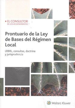 portada PRONTUARIO DE LA LEY DE BASES DEL RÉGIMEN LOCAL