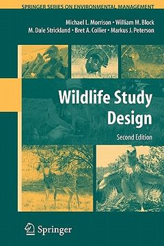 portada wildlife study design (en Inglés)
