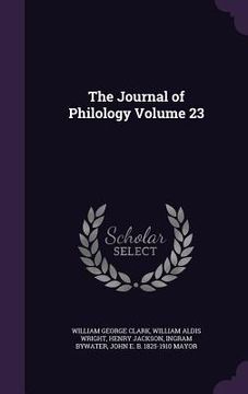 portada The Journal of Philology Volume 23 (en Inglés)