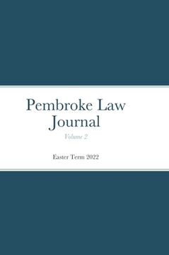 portada Pembroke Law Journal Volume 2 (in English)