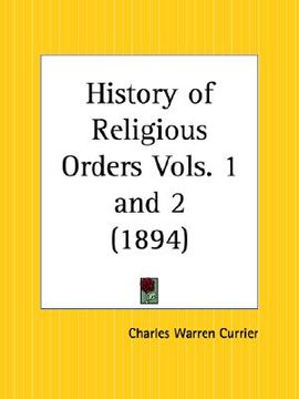 portada history of religious orders (in English)