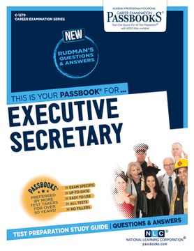 portada Executive Secretary (C-1279): Passbooks Study Guide Volume 1279 (en Inglés)