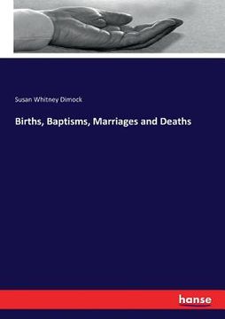 portada Births, Baptisms, Marriages and Deaths (en Inglés)